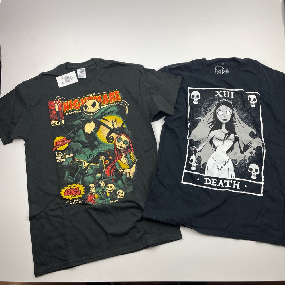 The Nightmare Before Christmas Comic Book T Shirts Size Medium Bundle